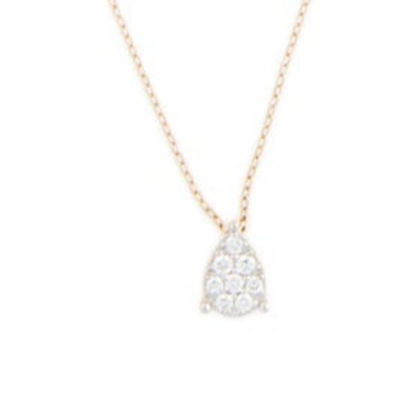 BONY LEVY 18K YELLOW GOLD 750 DIAMOND STACKABLE PENDANT NECKLACE FROM NORDSTROM - Picture 4 of 9
